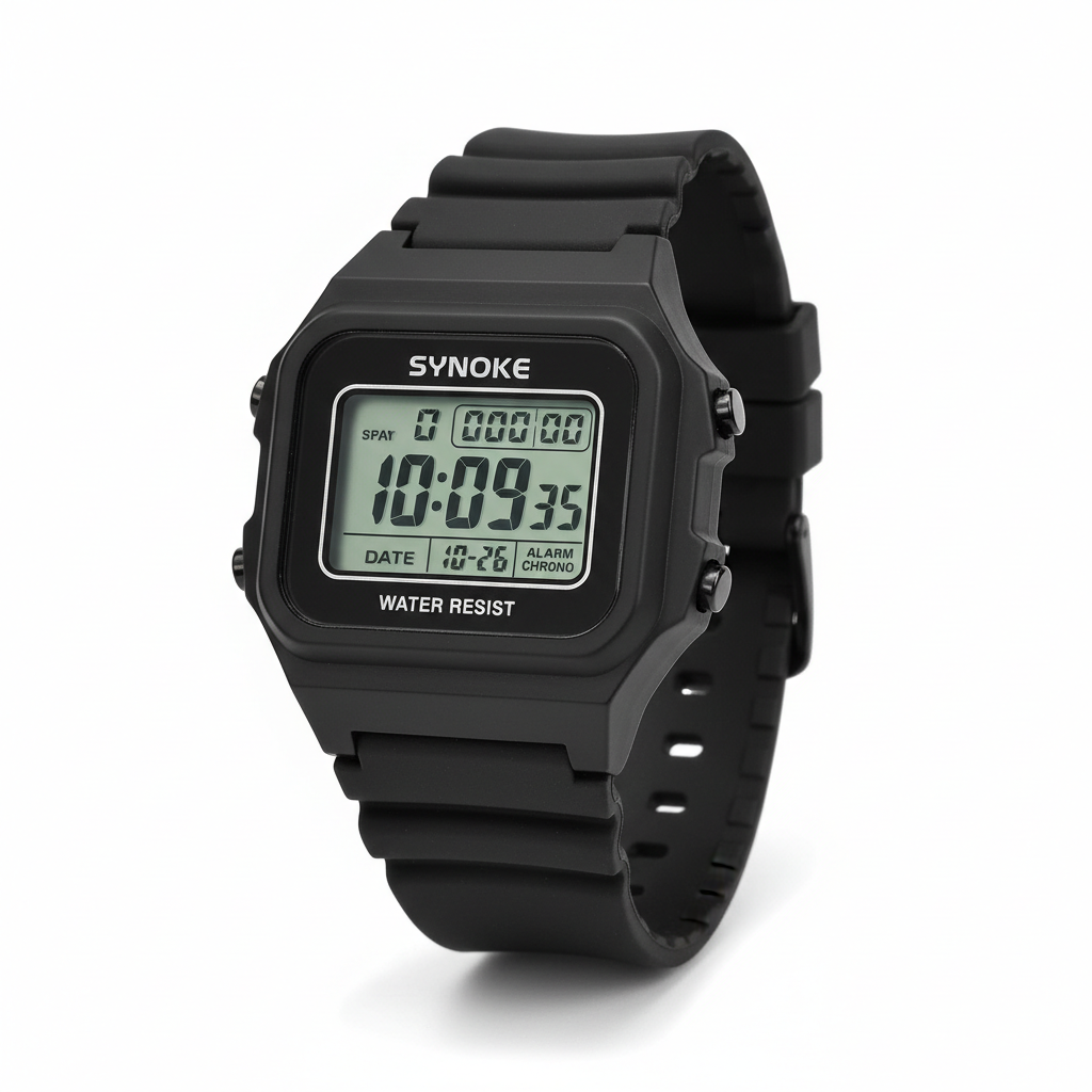 Men's Rectangular Sports Watch